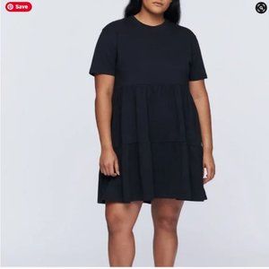 Black Tiered Babydoll Dress